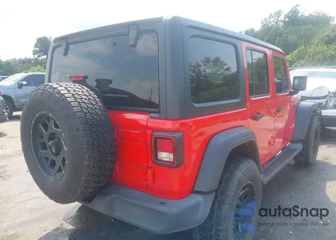 2020 Jeep Wrangler Unlimited Sport S 4X4 from USA, damaged, VIN 1C4HJXDN4LW213758